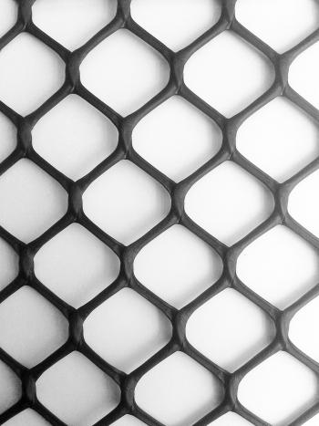 POULTRYMESH (B-92) műanyag baromfirács 20x20cm 0,9x25m fekete 2.Kép