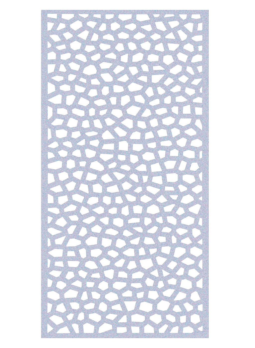 MOSAIC mintás térelválasztó , futtató panel, 1x2, Fehér