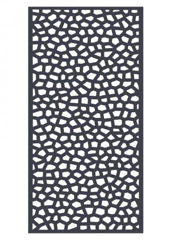 MOSAIC mintás térelválasztó , futtató panel, 1x2, Antracit 2.Kép