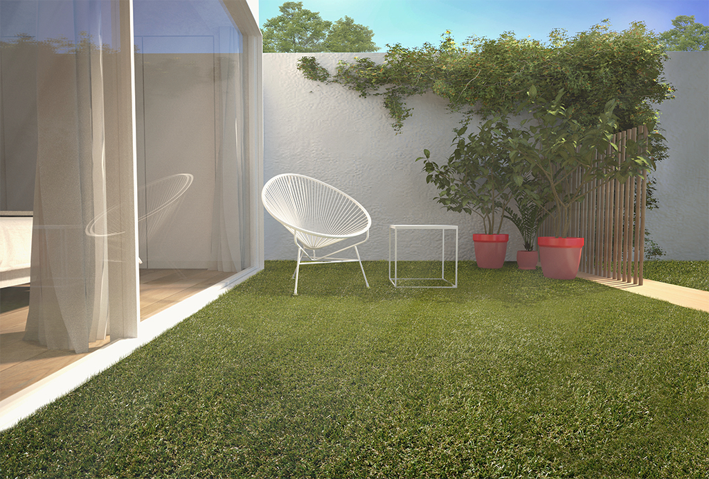 GREEN ESSEN 20 műfű 2x4m, Zöld