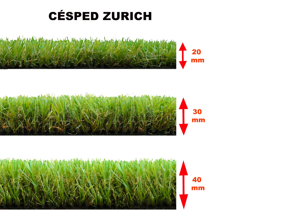 GREEN ZURICH EVOLUTION 40mm műfű 1x4m, Zöld