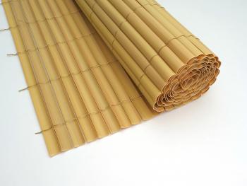 PLASTICANE félovális profilú műanyag nád 1x3m bambusz 2.Kép