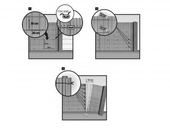 PLASTICANE OVAL ovális profilú műanyag nád 1x3m bambusz 3.Kép